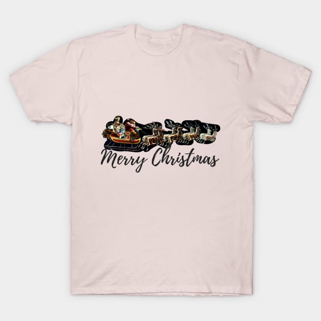 Merry Christmas T-Shirt by Christamas Clothing